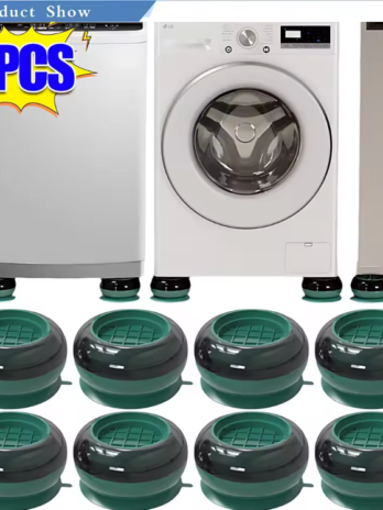 Universal Anti Vibration Pads Washing Machine Rubber Foot Mat Silent Refrigerator Furniture Pad Furniture Lifting Foot Base